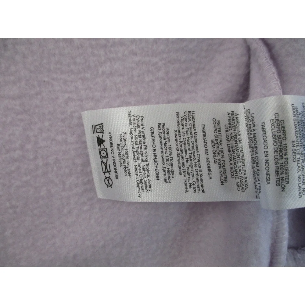 Columbia Jacket Kids Medium 10/12 Purple Hybrid Fleece Quilted Full Zip Utility